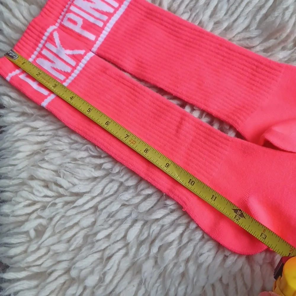 Pink knee socks